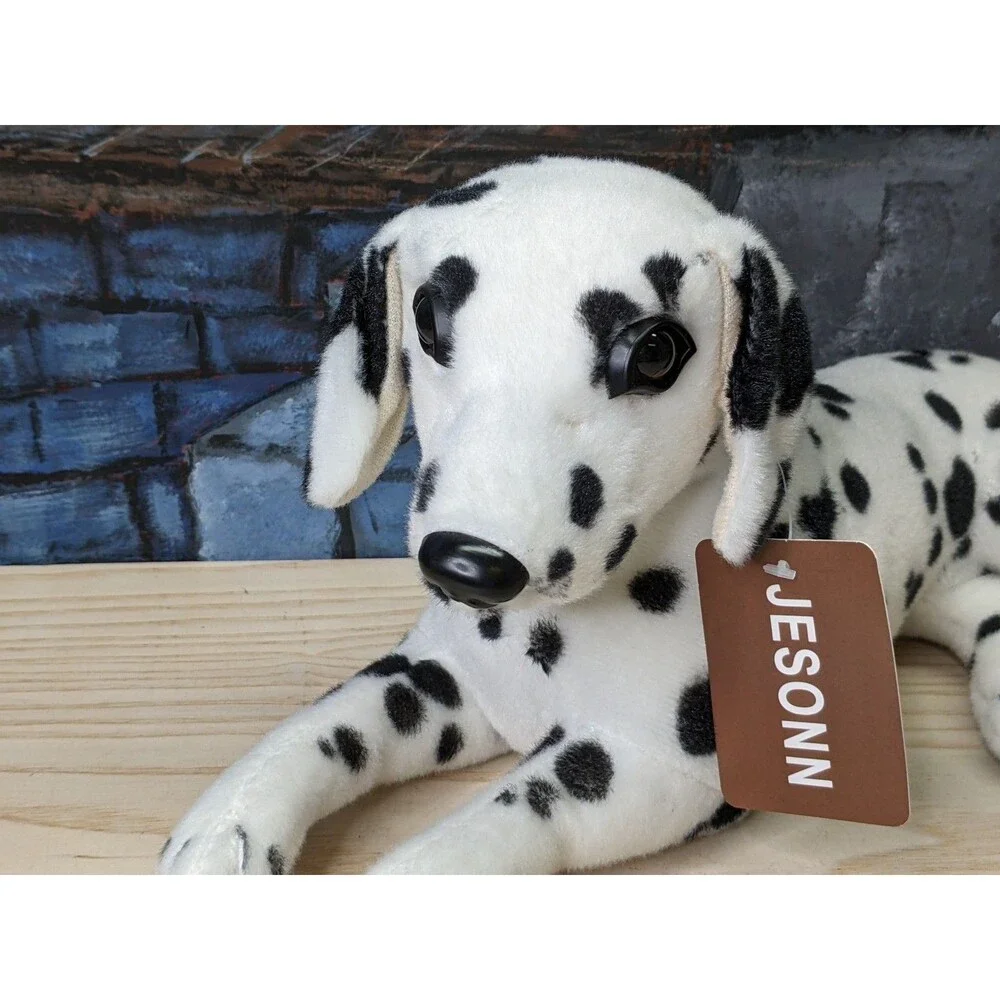 Jesonn Dalmatian Plush Realistic Dog Puppy 7